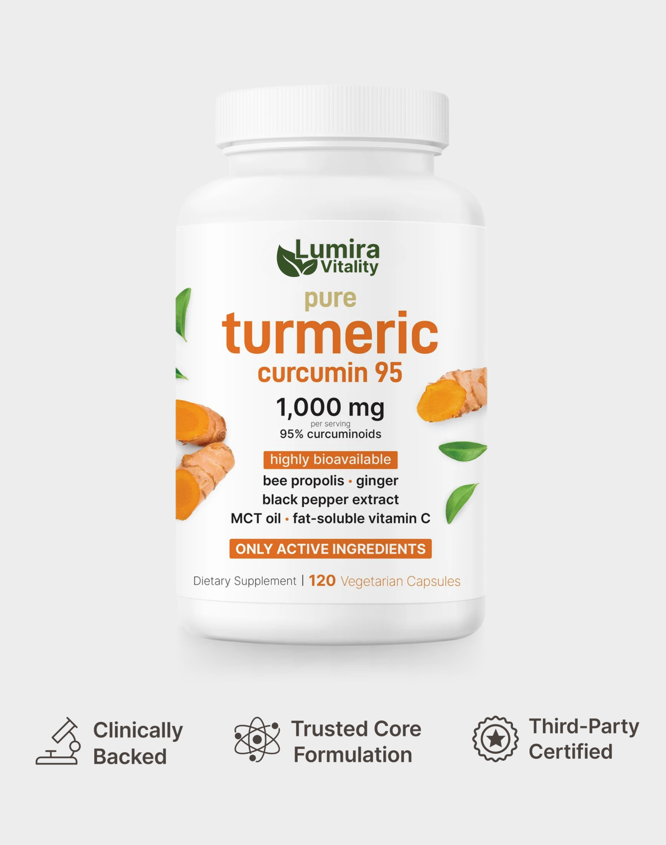 Turmeric Curcumin - 120 Capsules
