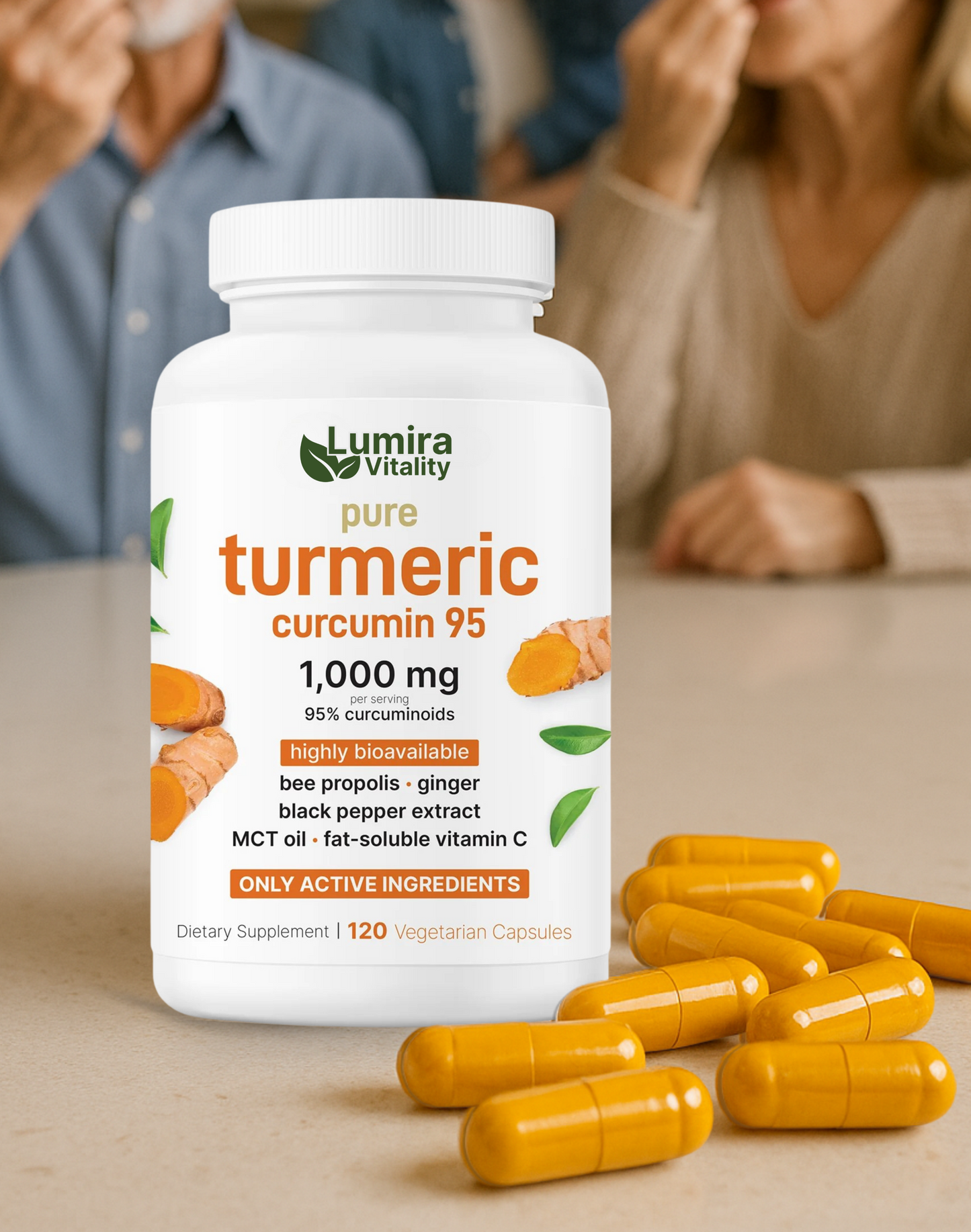 Turmeric Curcumin - 120 Capsules
